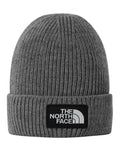 The North Face Berretto Logo Box Cuffed Unisex NF0A3FJX Mediumgryhtr - Grigio