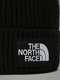 The North Face Berretto Logo Box Cuffed Unisex NF0A3FJX - Nero