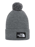 The North Face Berretto Logo Box Pom Unisex NF0A3FN3 Mediumgryhtr - Grigio