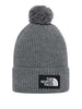 the north face berretto logo box pom unisex nf0a3fn3 mediumgryhtr grigio 3484515