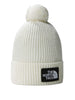 the north face berretto logo box pom unisex nf0a3fn3 bianco 4739034