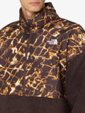 The North Face Felpa Print Platte High Pile Uomo NF0A5IXI - Marrone