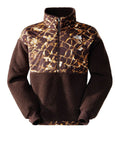 The North Face Felpa Print Platte High Pile Uomo NF0A5IXI - Marrone