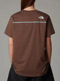 The North Face T-shirt Zumu Relaxed Donna NF0A87DJ Smokey Brown - Marrone