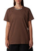 the north face t shirt zumu relaxed donna nf0a87dj smokey brown marrone 9301467