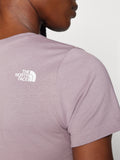 The North Face T-shirt Simple Dome Slim Donna NF0A87NH Purple Chalk - Viola