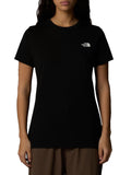 The North Face T-shirt Simple Dome Slim Donna NF0A87NH - Nero