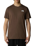 The North Face T-shirt Box Nse Uomo NF0A87NP Smokey Brown/tn - Marrone