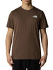 the north face t shirt box nse uomo nf0a87np smokey brown tn marrone 7791542