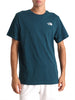 /enthe north face t shirt box nse uomo nf0a87np midnight petrol blu 4519920