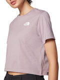 The North Face T-shirt Simple Dome Cropped Donna NF0A87U4 Purple Chalk - Viola