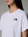 The North Face T-shirt Simple Dome Cropped Donna NF0A87U4 - Bianco