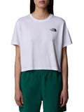 The North Face T-shirt Simple Dome Cropped Donna NF0A87U4 - Bianco