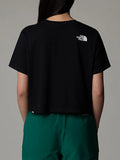 The North Face T-shirt Simple Dome Cropped Donna NF0A87U4 - Nero