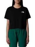 The North Face T-shirt Simple Dome Cropped Donna NF0A87U4 - Nero