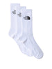 the north face calzini multi sport cush crew sock 3p unisex nf0a882h bianco 1461118