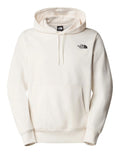 The North Face Felpa Cappuccio Hood Logo Uomo NF0A89EJ White Dune - Bianco