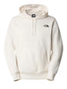 the north face felpa cappuccio hood logo uomo nf0a89ej white dune bianco 4015220