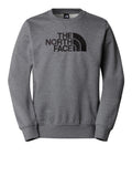 The North Face Felpa Drew Peak Uomo NF0A89EK Mediumgryhtr - Grigio