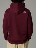 The North Face Felpa Cappuccio Drew Peak Uomo NF0A89EM - Bordeaux