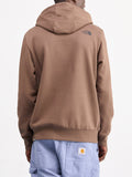 The North Face Felpa Cappuccio Fine Uomo NF0A89EU Smokey Brown - Marrone