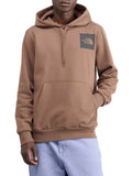 The North Face Felpa Cappuccio Fine Uomo NF0A89EU Smokey Brown - Marrone