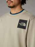 The North Face Felpa Fine Crew Uomo NF0A89EV Clay Grey - Grigio