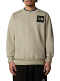 The North Face Felpa Fine Crew Uomo NF0A89EV Clay Grey - Grigio