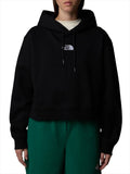 The North Face Felpa Cappuccio Crop Donna NF0A89EX - Nero