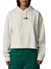 the north face felpa cappuccio crop donna nf0a89ex white dune bianco 2433324