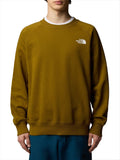 The North Face Felpa Raglan Box Nse Crew Uomo NF0A89FA Moss Green - Verde