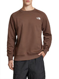 The North Face Felpa Raglan Box Nse Crew Uomo NF0A89FA Smokey Brown - Marrone