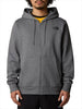 the north face felpa zip simple dome uomo nf0a89fd mediumgryhtr grigio 8785035