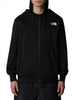 the north face felpa zip simple dome uomo nf0a89fd nero 181258