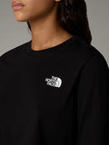 The North Face T-shirt Simple Dome Crop Donna NF0A89FK - Nero