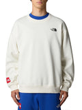 The North Face Felpa Axys Crew Uomo NF0A89G0 White Dune - Bianco