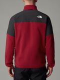 The North Face Felpa Zip Glacier Heavyweight Uomo NF0A89JG Garnet Red/asph - Rosso