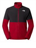 The North Face Felpa Zip Glacier Heavyweight Uomo NF0A89JG Garnet Red/asph - Rosso