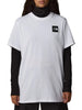 the north face t shirt relaxed fine donna nf0a8a6q bianco 7845006