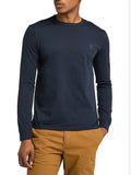 Timberland T-shirt Long Sleeve Uomo TB0A2BQ3 Dark Sapphire/dark Denim - Blu