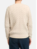 Timberland Pullover Cable Crew Neck Uomo TB0A2CEQ Angora Heather - Beige