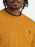 Timberland Pullover Cable Crew Neck Uomo TB0A2CEQ - Giallo