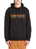 Timberland Felpa Cappuccio Timberland Brush Back da Uomo - Nero