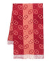 twin set stola logo jacquard donna 242ta4110 rosso 5278020