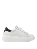 Twin Set Sneakers Flatform Donna 242TCP010 Bic.ottico/nero - Bianco