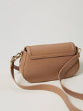 Twin Set Borsa a Tracolla Grande Donna 242TD8291 Chocolate Malt - Beige