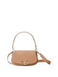 Twin Set Borsa a Tracolla Grande Donna 242TD8291 Chocolate Malt - Beige