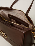 Twin Set Borsa a Mano Donna 242TD8293 Coffee Chocolate - Marrone