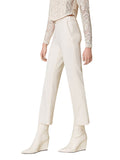 Twin Set Pantalone Chino Con Cinturino Donna 242TP224A Old White - Bianco