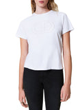 Twin Set T-shirt Con Ricamo Donna 242TT2460 - Bianco